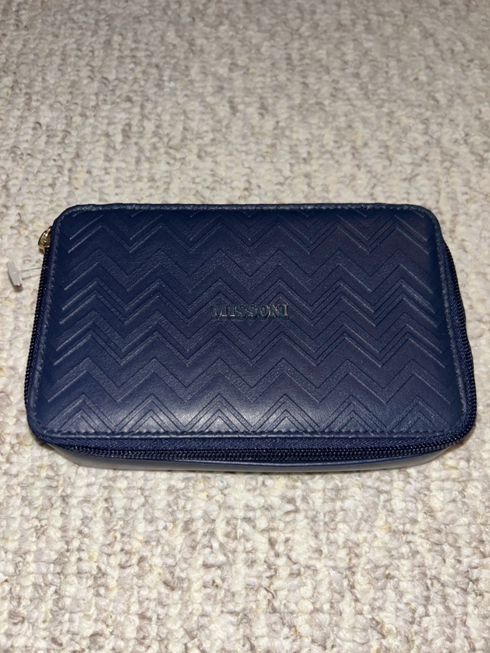 NWOT Missoni Chevron Cosmetic / Travel Case